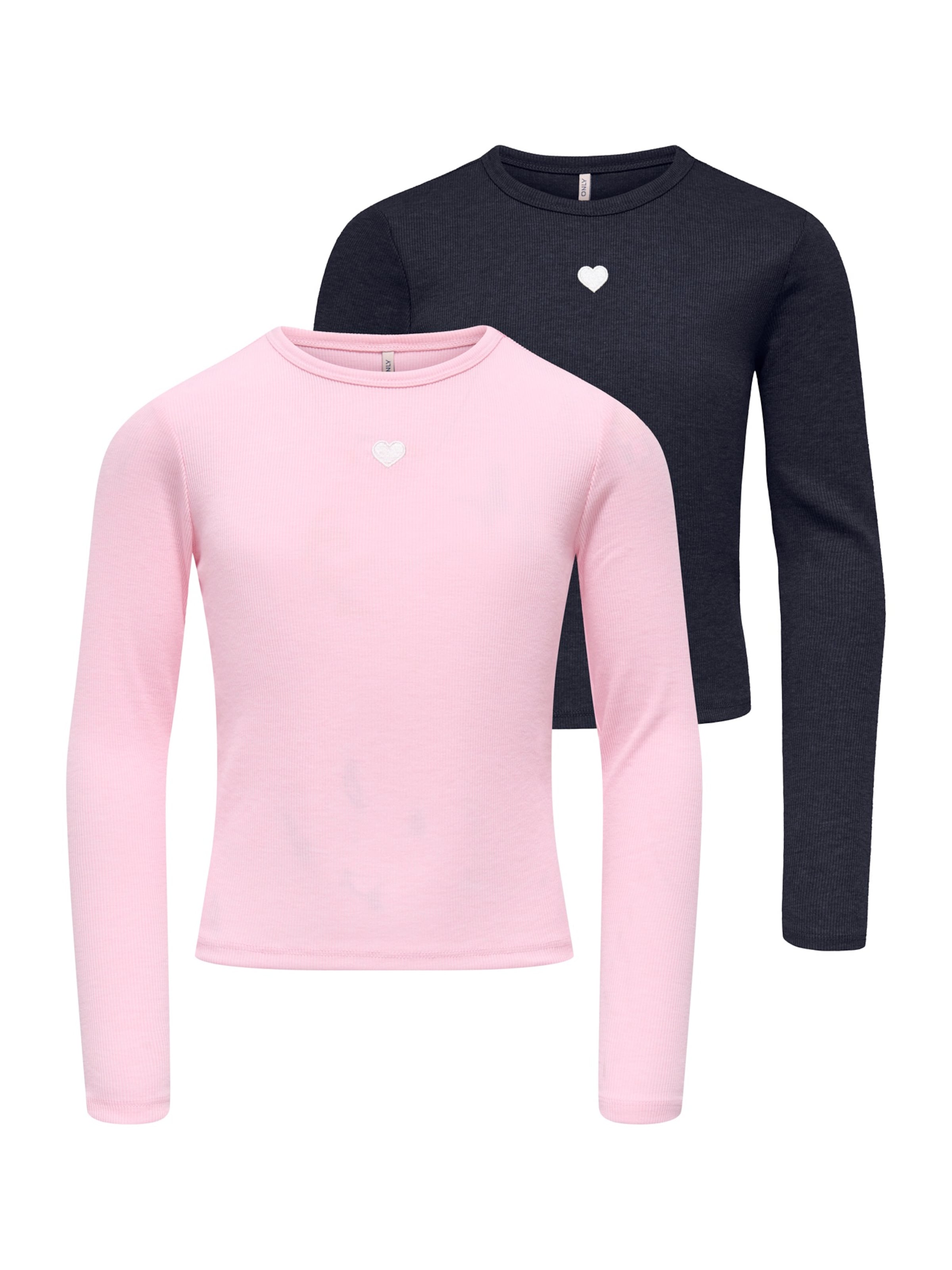 ONLY GIRLS T-shirt 'KOGELVA JUNE' i rosa: framsida
