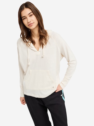 ROXY Sweatshirt 'Destination Surf' in White: front