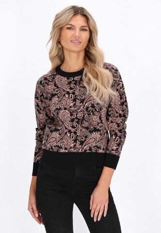 Pull-over usha FESTIVAL en noir : devant