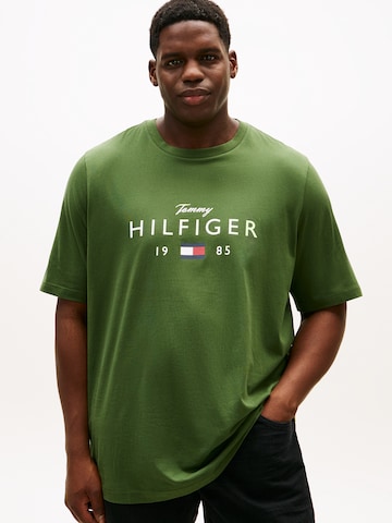 T-Shirt Tommy Hilfiger Big & Tall en vert : devant