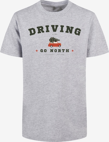 F4NT4STIC Shirt in Grey: front