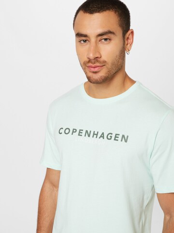 Lindbergh T-Shirt 'Copenhagen' in Grün
