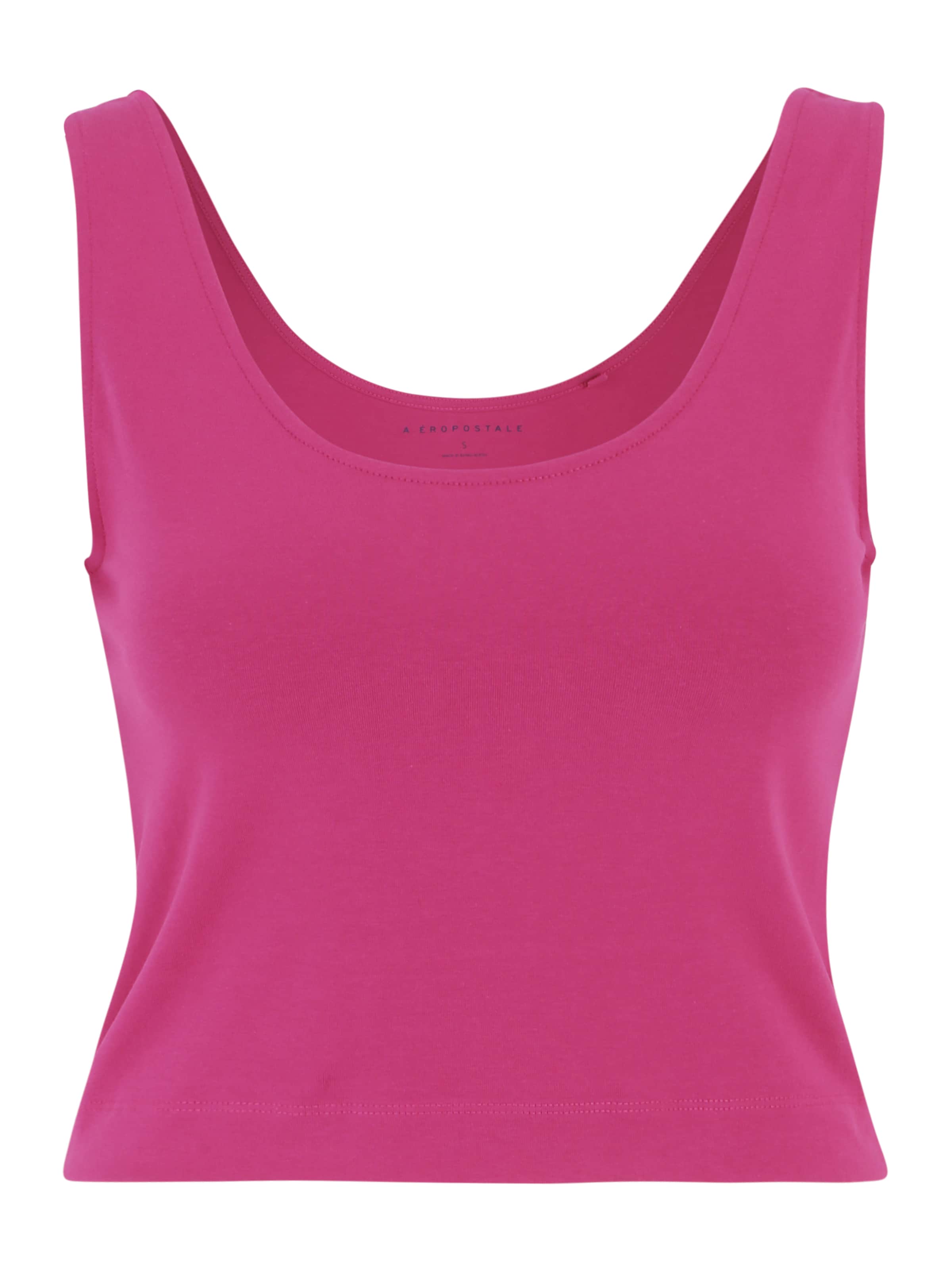 AÉROPOSTALE Топ в Ярко-розовый: спереди