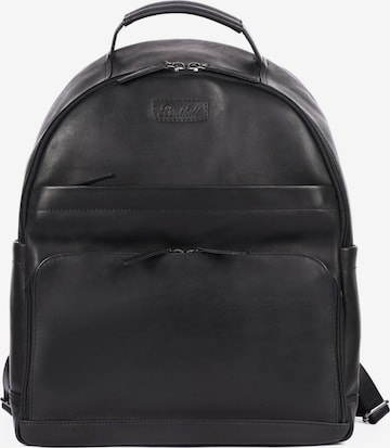 Benthill Rucksack in Schwarz: Vorderseite