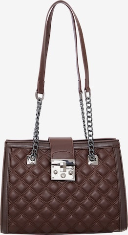 Usha Shoulder bag in Brown: front