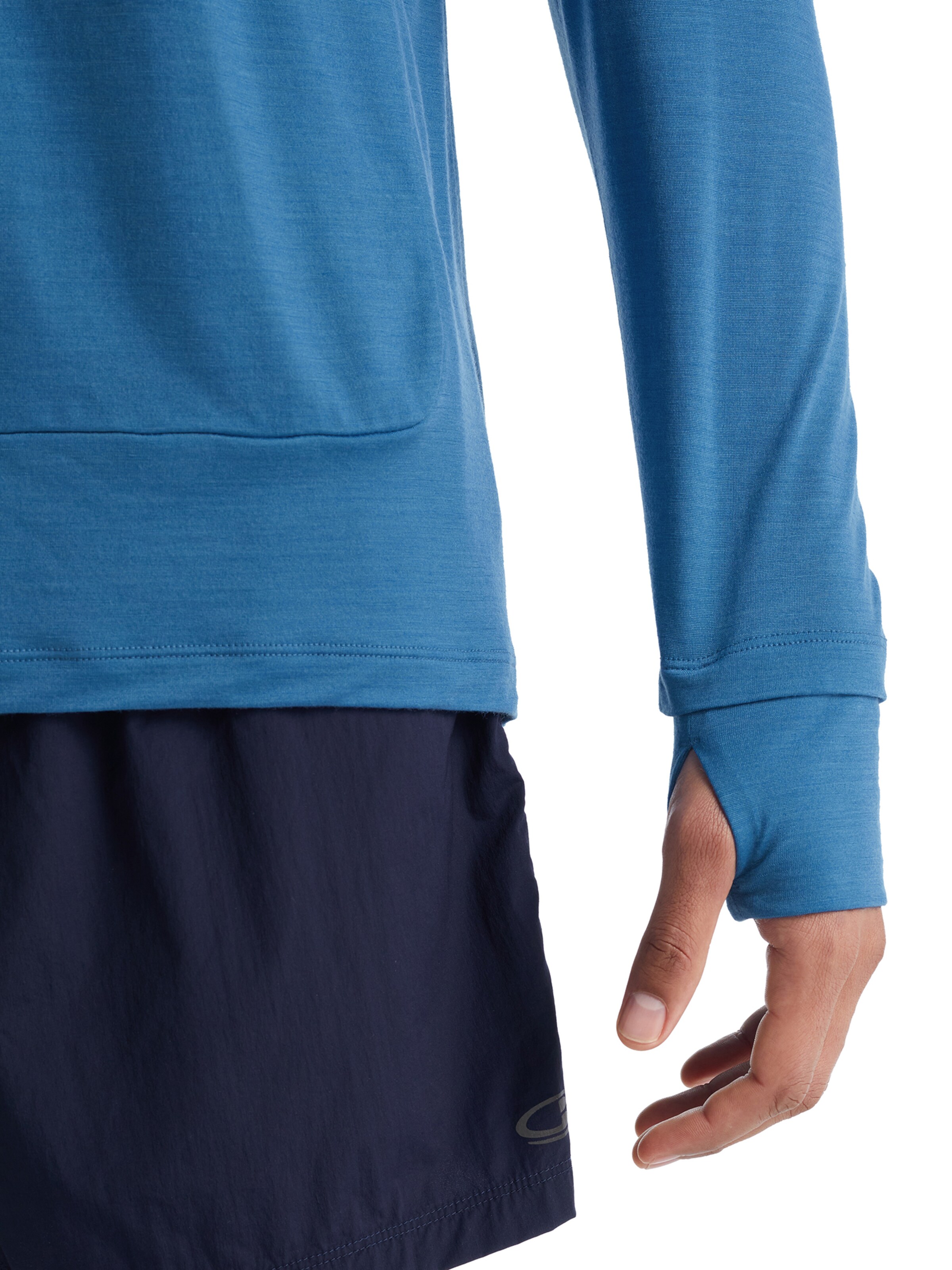 ICEBREAKER Athletic Sweatshirt 'Cool-Lite Sphere' in Blue