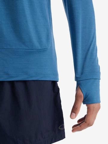 ICEBREAKER Athletic Sweatshirt 'Cool-Lite Sphere' in Blue