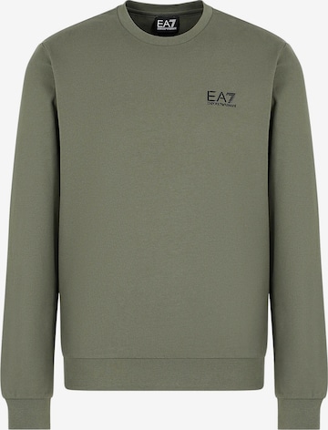 EA7 Emporio ArmaniSweater majica - zelena boja: prednji dio