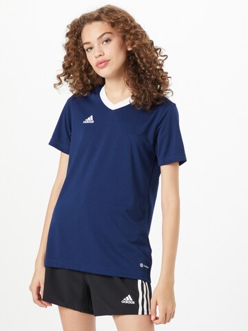 ADIDAS SPORTSWEAR - Camisola de futebol 'Entrada 22' em azul: frente