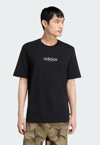 ADIDAS SPORTSWEAR Funkcionalna majica 'Burger Flavor' | črna barva: sprednja stran