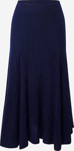 Pure Cashmere NYC Rok in Blauw: voorkant