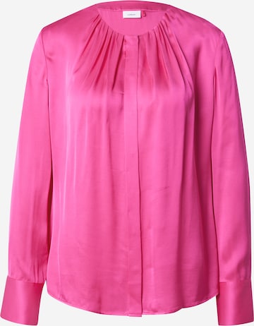 s.Oliver BLACK LABEL Blouse in Roze: voorkant