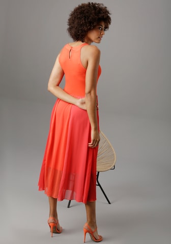 Aniston SELECTED Summer Dress in Orange