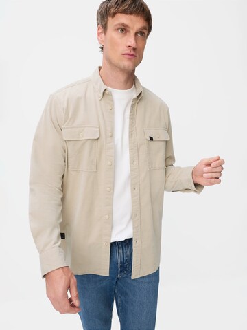 CAMEL ACTIVE Regular fit Button Up Shirt in Beige