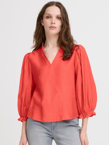 Camicia da donna 'IXWilma' di ICHI in rosso