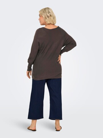 Pull-over 'CARAIDA' ONLY Carmakoma en marron