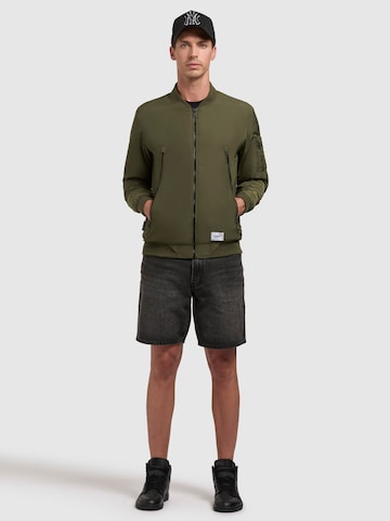 Veste mi-saison 'LISTENER' khujo en vert