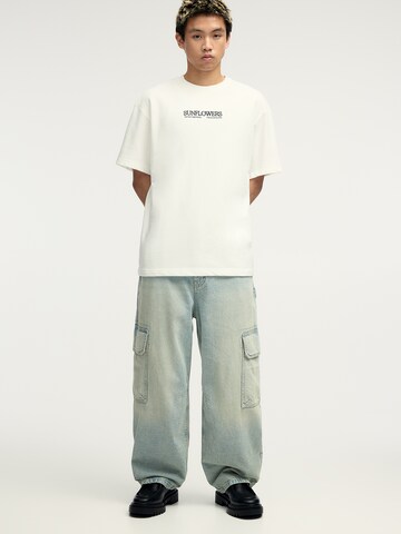 Pull&Bear Mikina - Biela