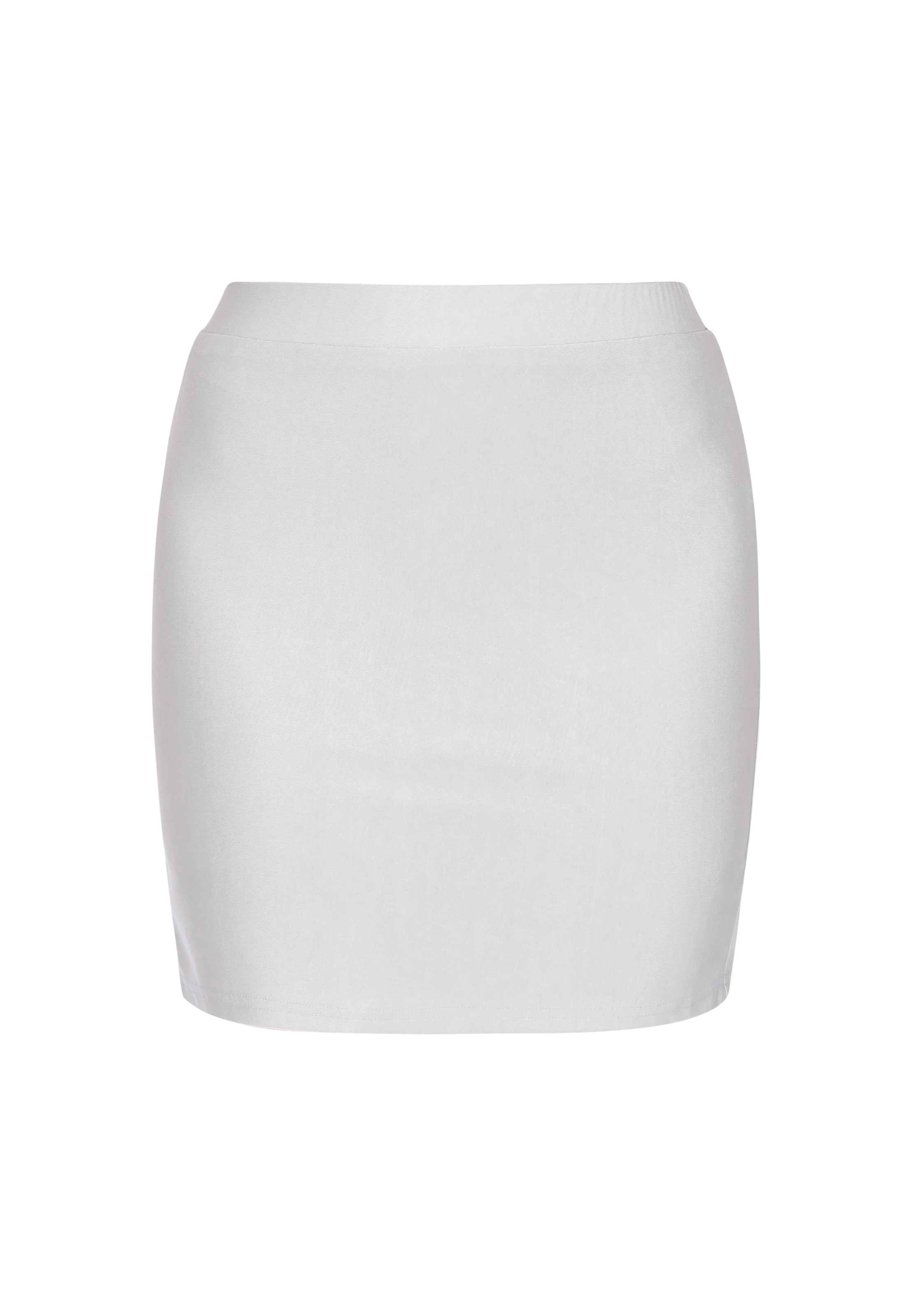 faina - Falda 'Festive' en plata: frente