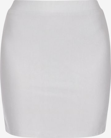 faina - Falda 'Festive' en plata: frente