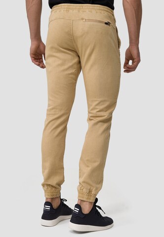 INDICODE JEANS Regular Cargo Pants in Beige