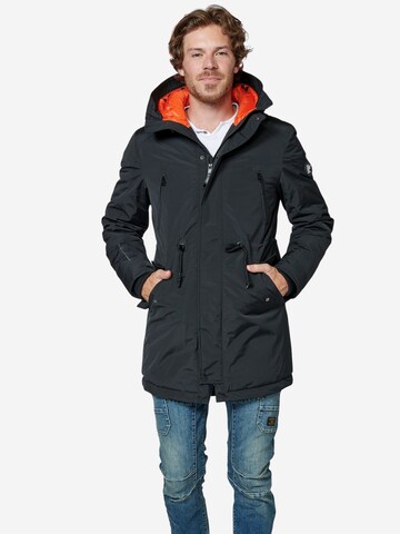 KOROSHI Between-Season Jacket in Black: front