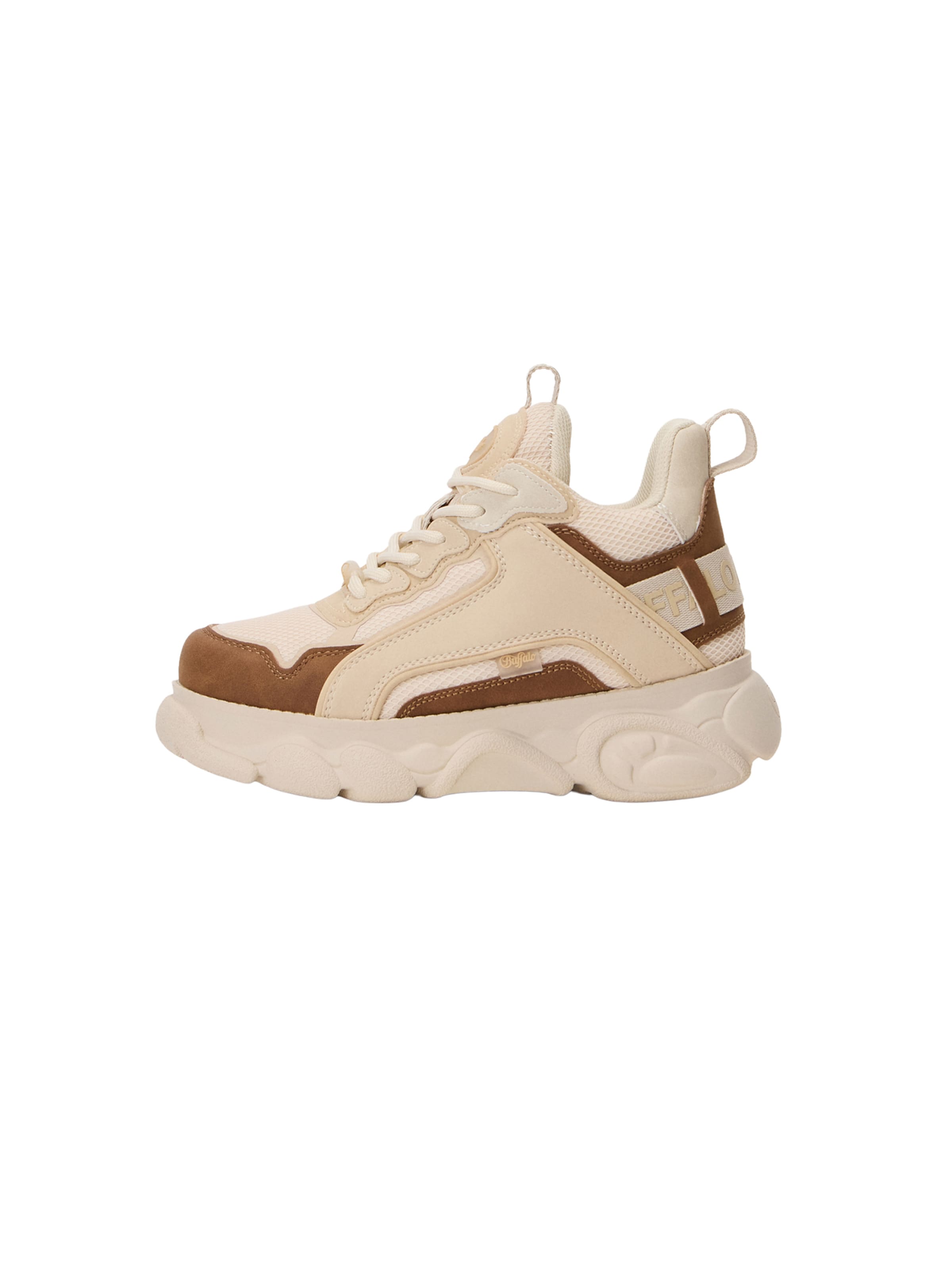 BUFFALO Madalad ketsid 'CLD Chai' helebeež / pruun / täisvalge, Tootevaade