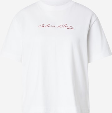 Calvin Klein Jeans Футболка в Белый: спереди
