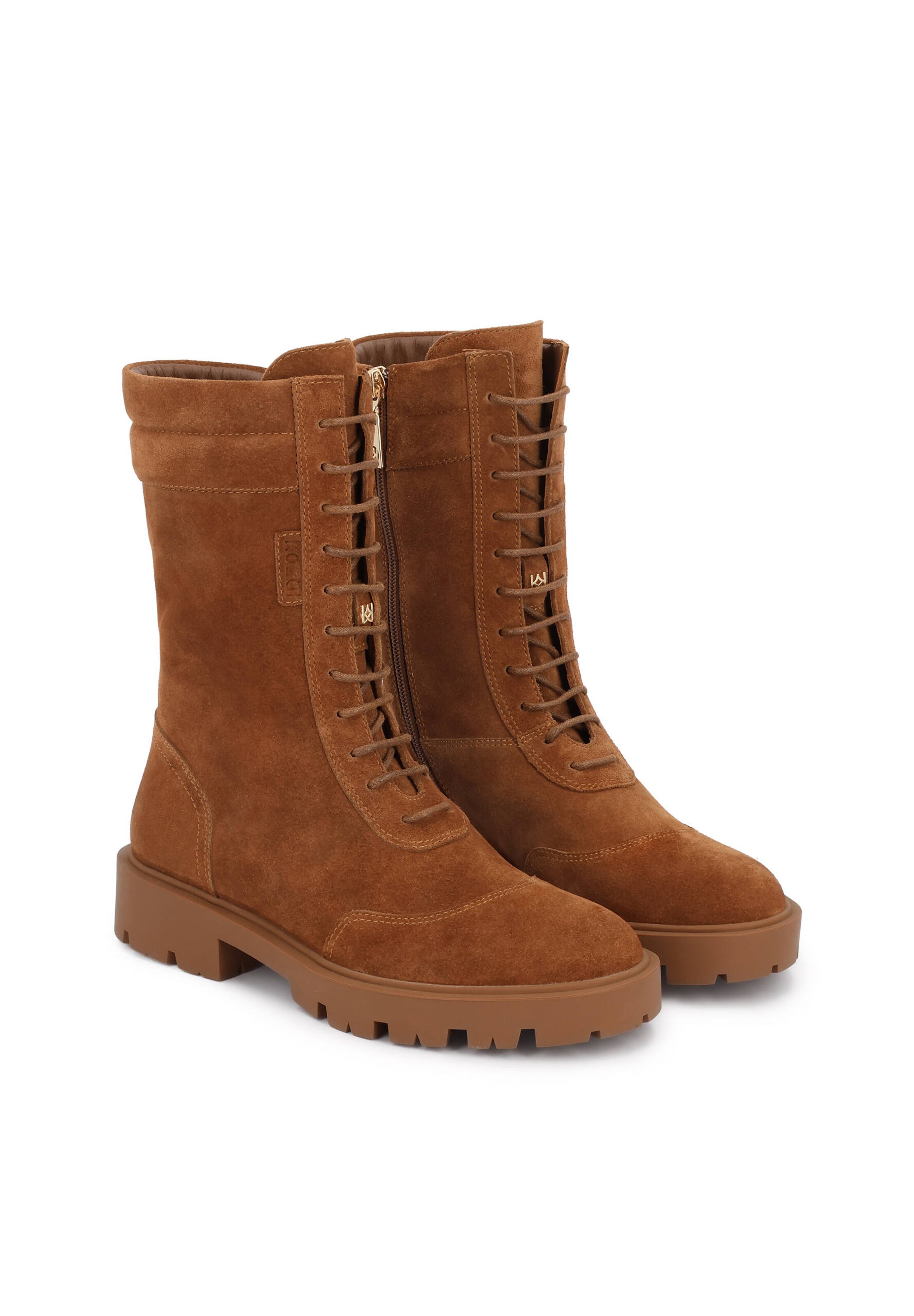 Bottes à lacets Kazar en marron