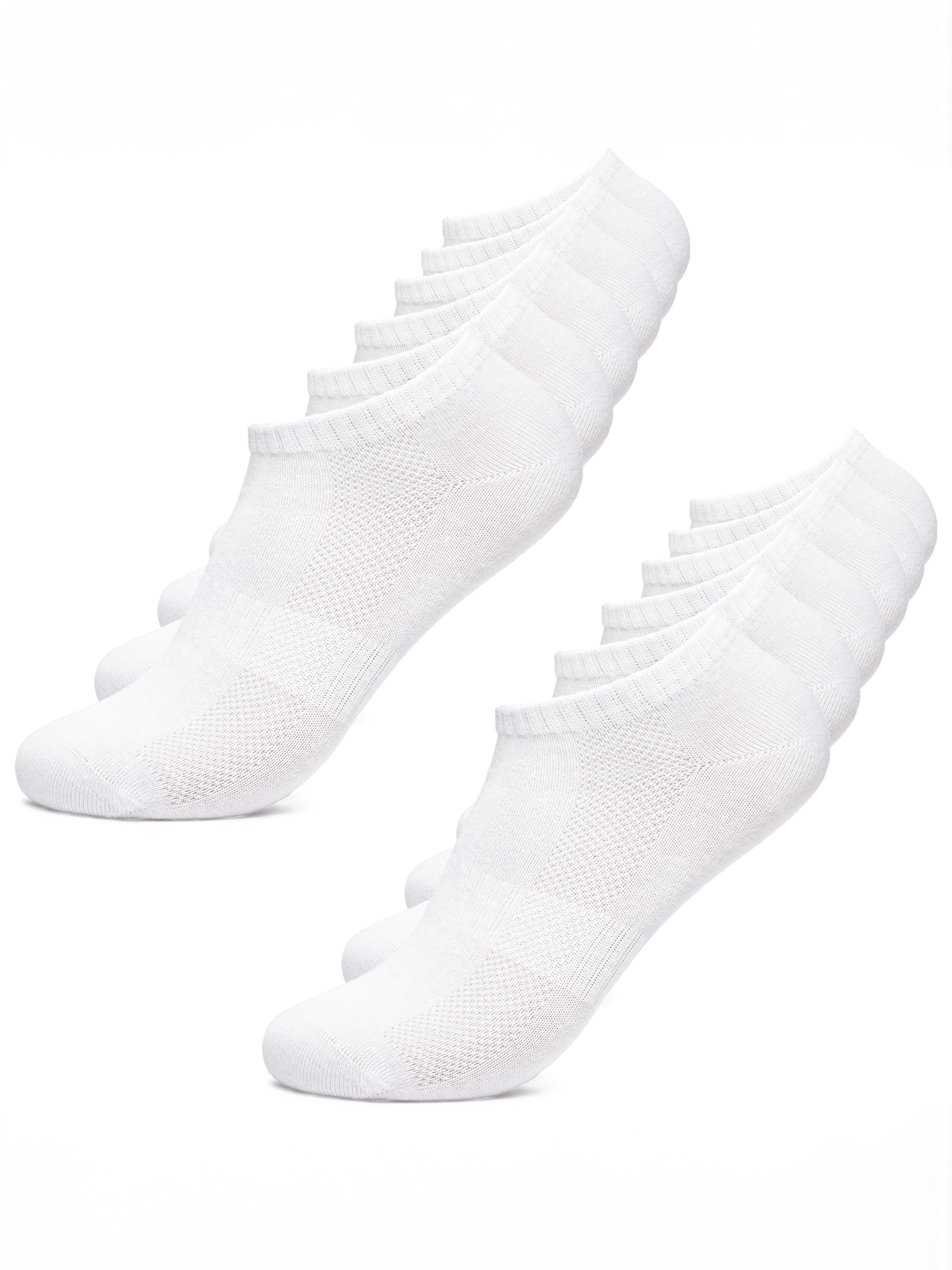 Occulto Ankle Socks 'Diana' in White: front