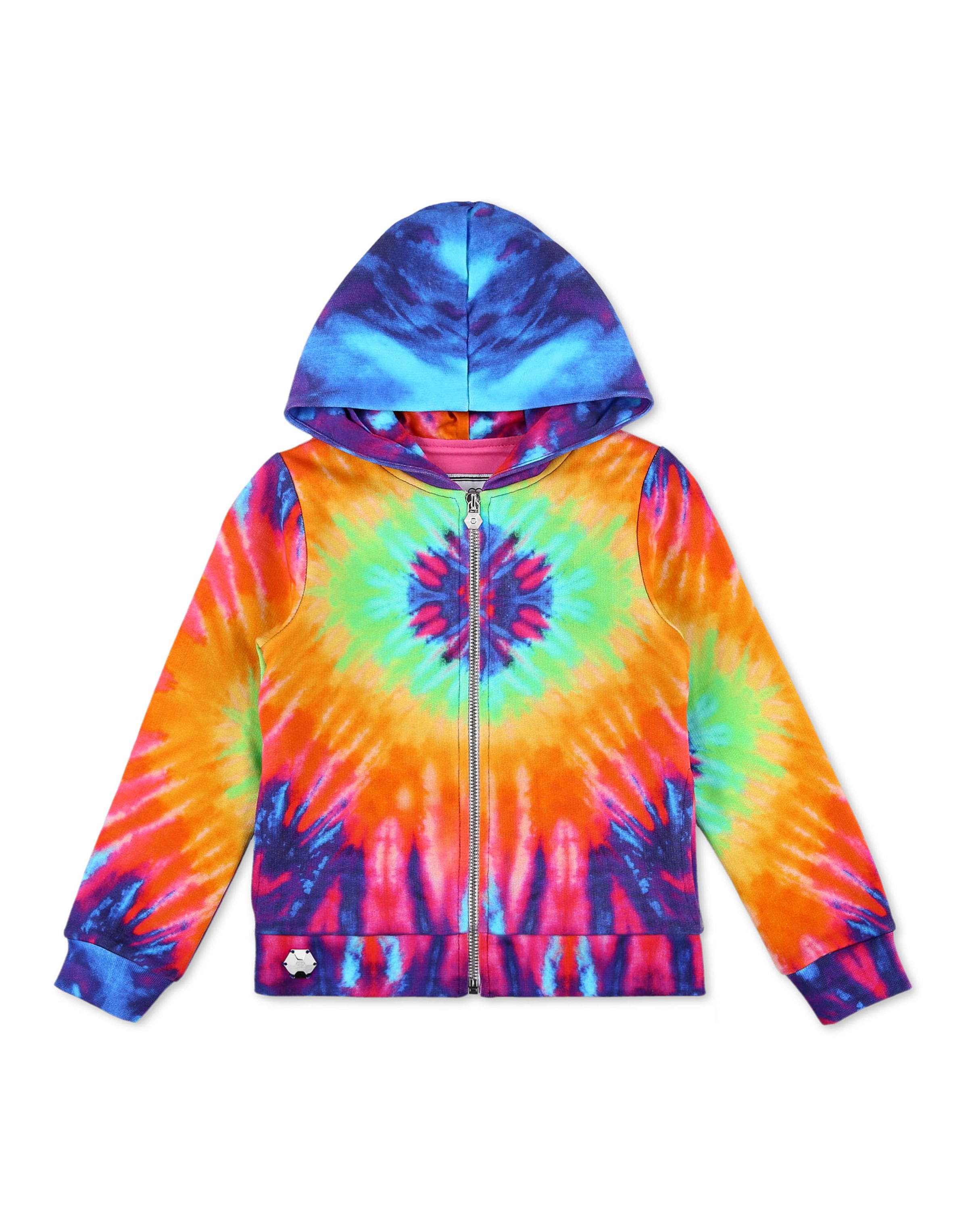 Philipp Plein - Sudadera con cremallera en Mezcla de colores: frente