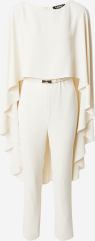 Lauren Ralph Lauren - Jumpsuit en beige: frente