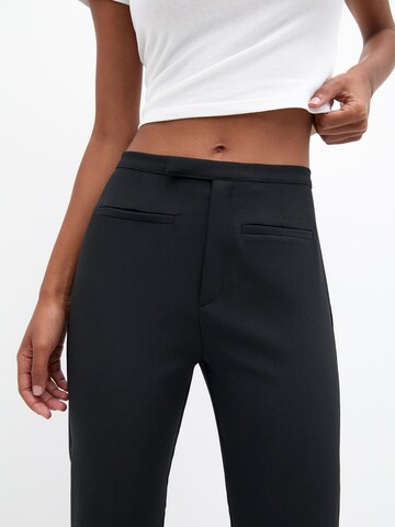 Pull&Bear Slimfit Broek in Zwart