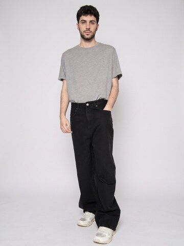Only & Sons Baggy Jeans 'Onsye Vita Alta Loose-fit Jeans' in Zwart: voorkant