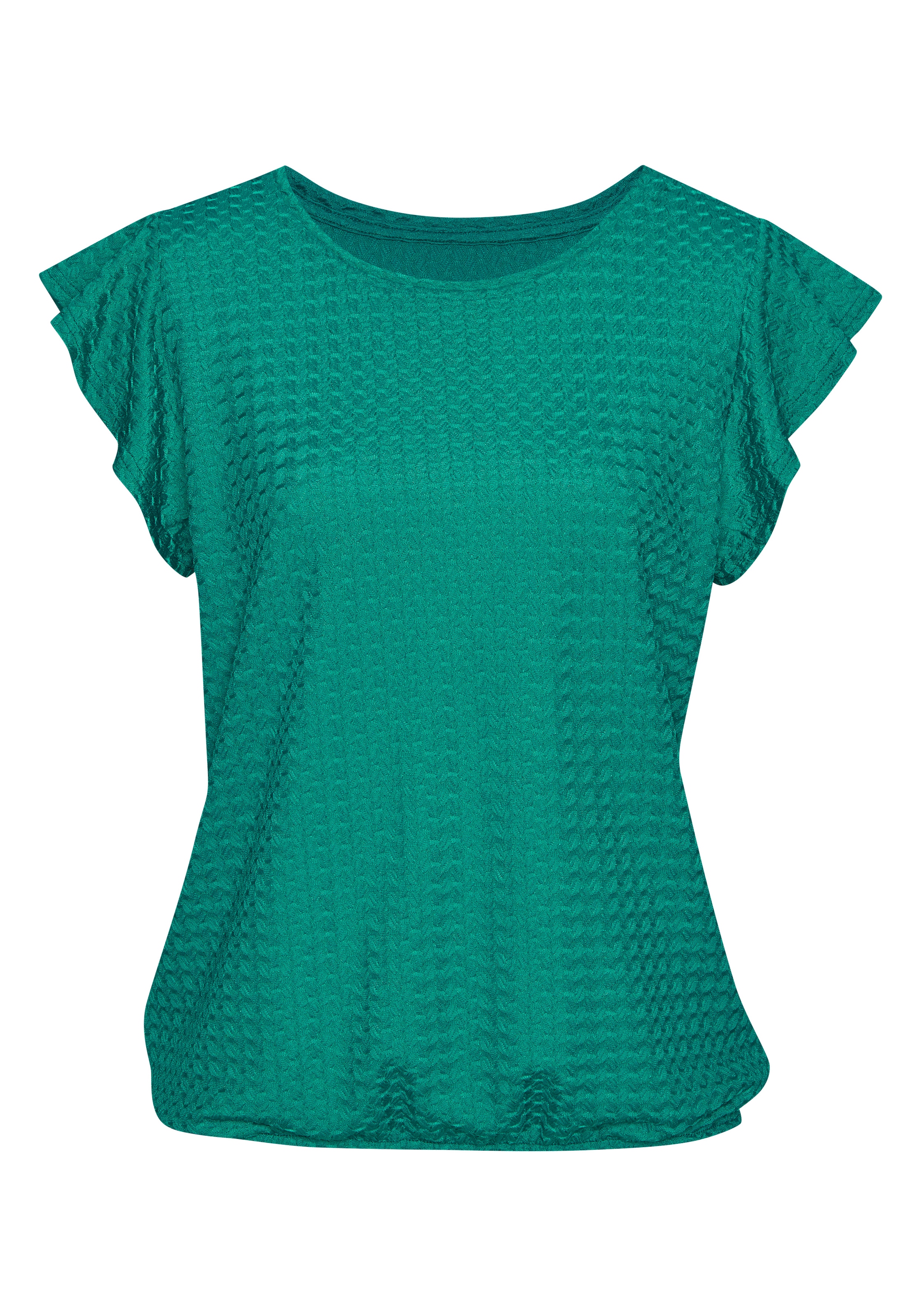 LASCANA T-Shirt in Grün: Vorderseite