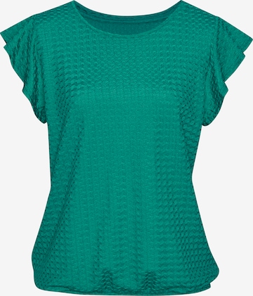 LASCANA T-Shirt in Grün: Vorderseite