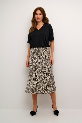 Kaffe Skirt 'Jasmina' in Beige