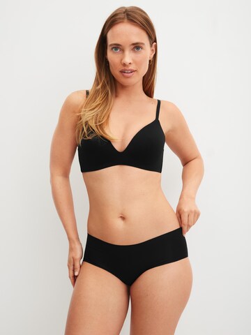 CALIDA Bralette Bra 'Sleek Skin' in Black