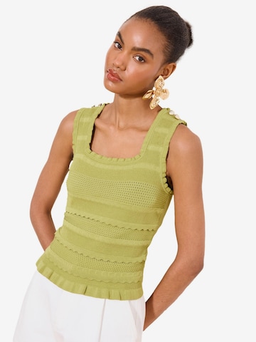Tops en tricot Lipsy en vert : devant