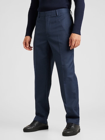 Regular Pantalon à plis BURTON MENSWEAR LONDON en bleu : devant