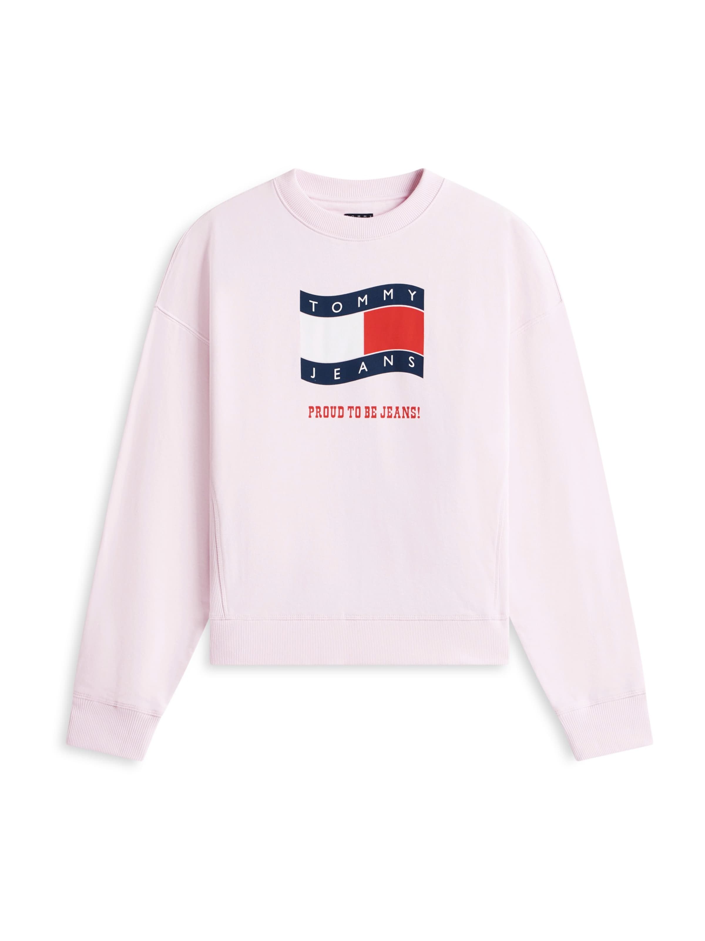 Tommy Jeans Tréning póló - rózsaszín: elől