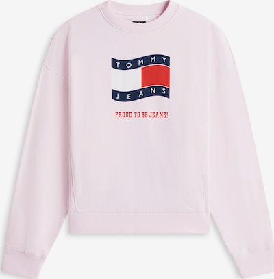 Megztinis be užsegimo iš Tommy Jeans, spalva – tamsiai mėlyna / rožinė / raudona / balta, Prekių apžvalga