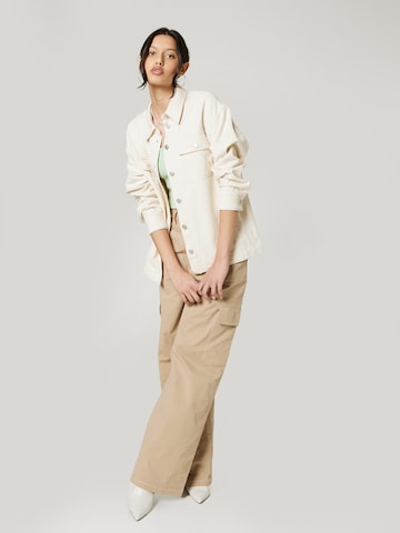 florence by mills exclusive for ABOUT YOU Between-Season Jacket ' Breeze Block' in Beige