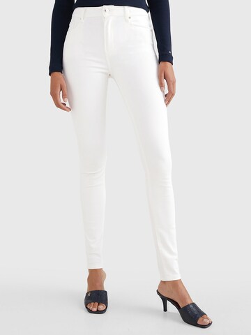 TOMMY HILFIGER Skinny Jeans 'Harlem' in Wit: voorkant