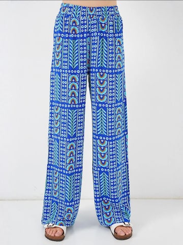 Bigdart Wide leg Broek in Blauw: voorkant