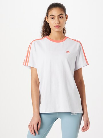 ADIDAS SPORTSWEAR Функционална тениска в бяло: отпред