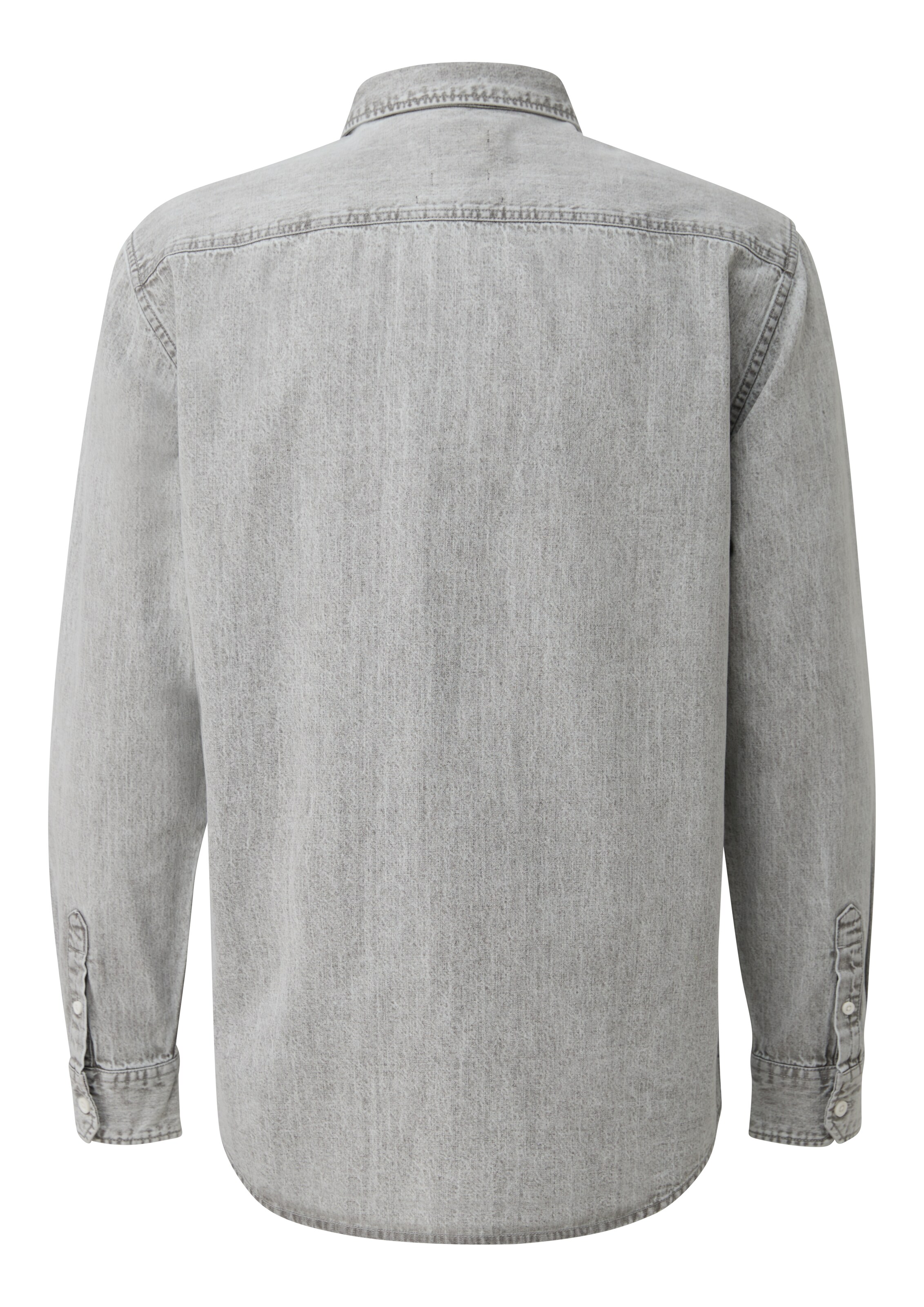 QS Regular Fit Hemd in Grau