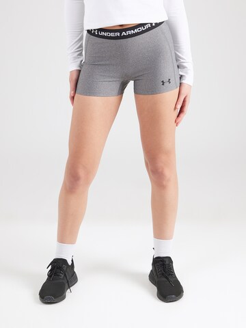 Skinny Pantalon de sport UNDER ARMOUR en noir : devant