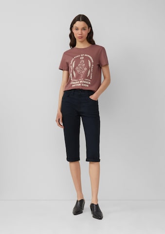 QS Slim fit Trousers 'Catie' in Black