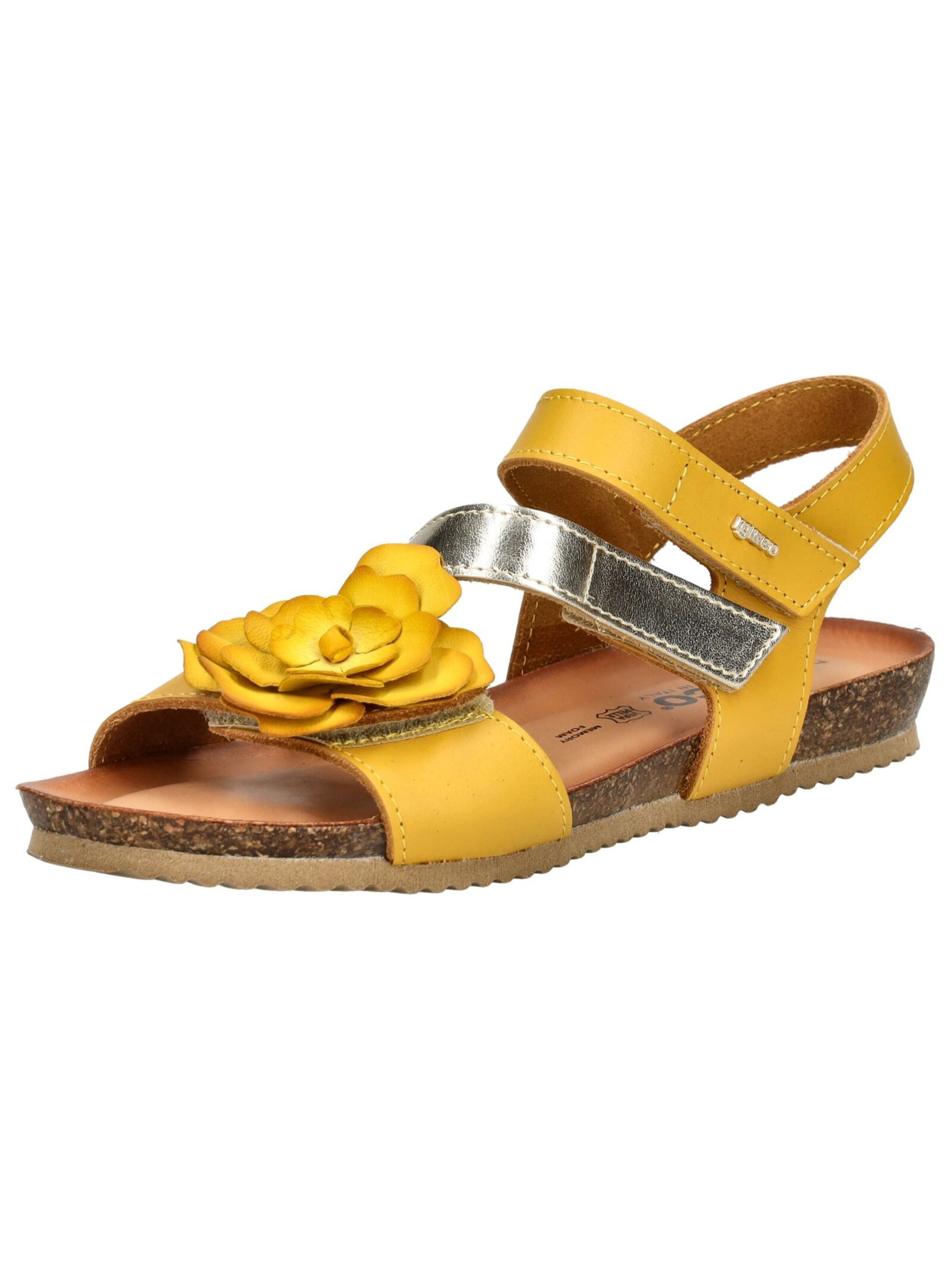 Sandalo con cinturino di IGI&CO in giallo: frontale